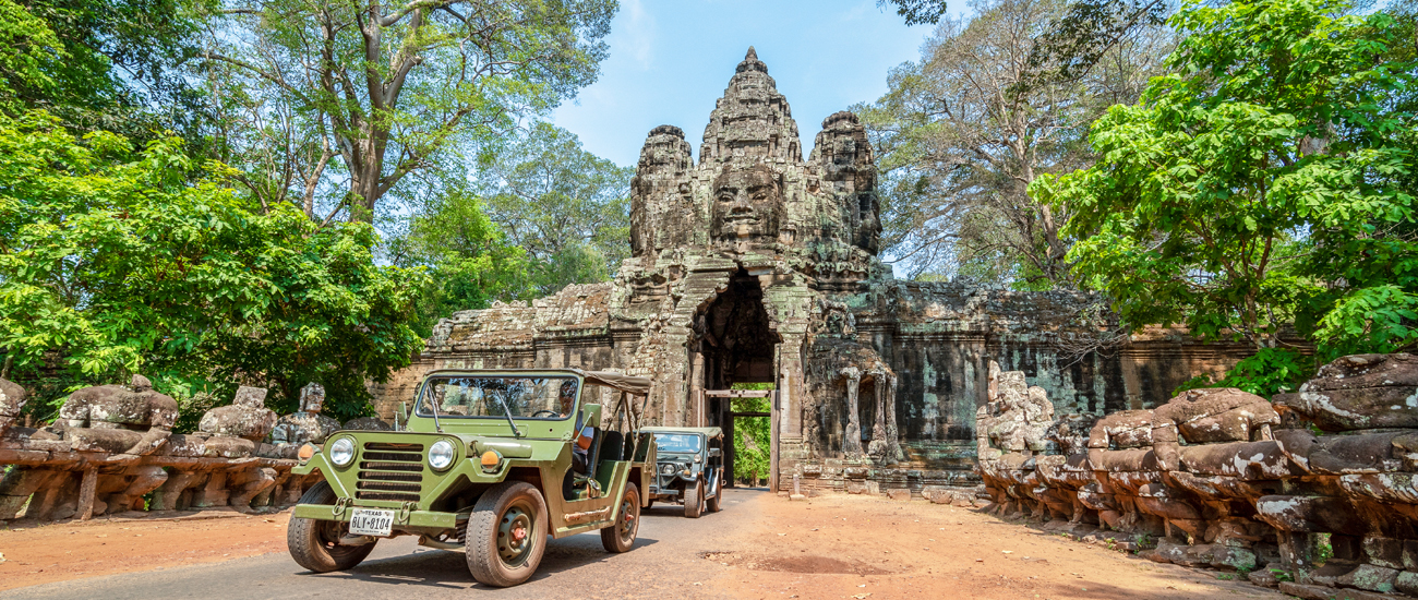 Angkor Wat Jeep Tour:$55